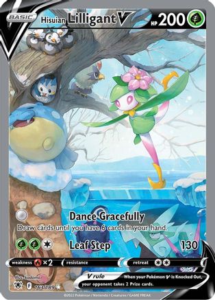 Hisuian Lilligant V (Alternate Full Art) 163/189 - Holofoil Astral Radiance