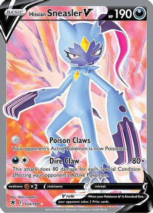 Hisuian Sneasler V (Full Art) 174/189 - Holofoil Astral Radiance