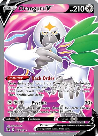 Oranguru V (Full Art) 179/189 - Holofoil Astral Radiance