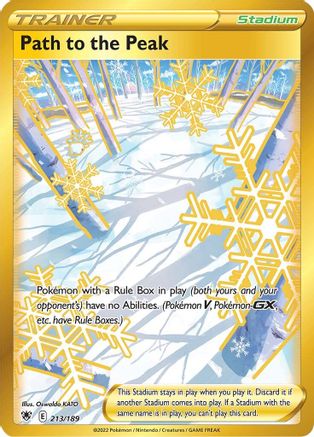 Path to the Peak (Secret) 213/189 - Holofoil Astral Radiance