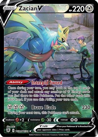 Zacian V TG21/TG30 - Holofoil Astral Radiance