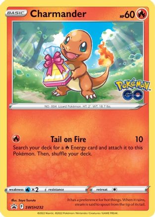 Charmander SWSH232  - Holofoil SWSH Sword & Shield Promo Cards