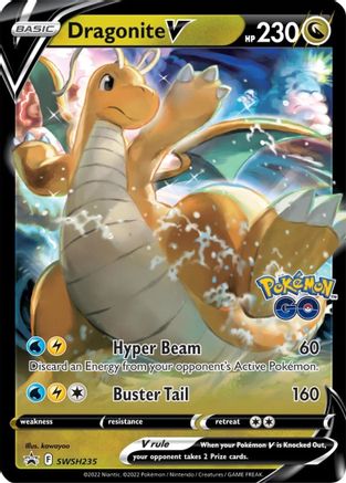 Dragonite V SWSH235  - Holofoil SWSH Sword & Shield Promo Cards