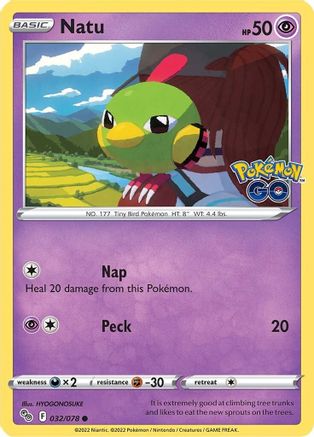 Natu 032/078  Pokemon GO