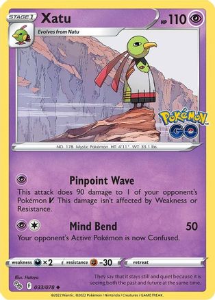 Xatu 033/078  Pokemon GO