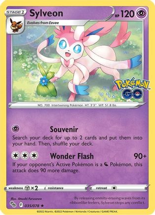 Sylveon 035/078  - Holofoil Pokemon GO