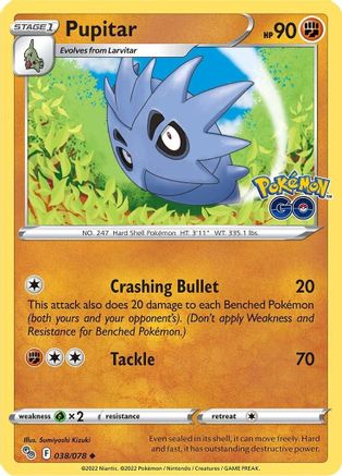 Pupitar 038/078  Pokemon GO