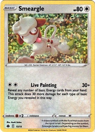 Smeargle 015/15  - Holofoil McDonalds Promos 2022