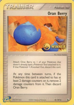 Oran Berry 085/109  League & Championship Cards