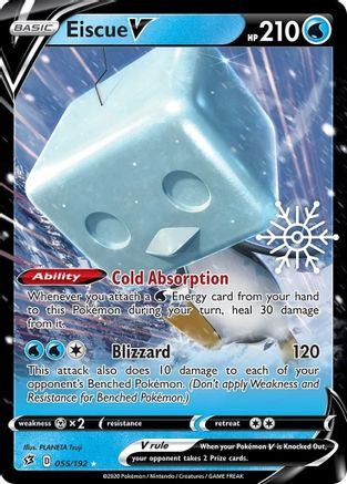 Eiscue V (Holiday Calendar) 055/192  - Holofoil Miscellaneous Cards & Products