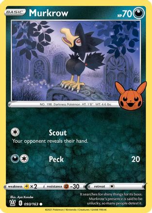Murkrow 093/163  Trick or Trade BOOster Bundle
