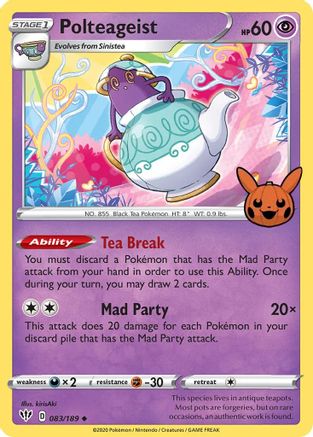 Polteageist 083/189  Trick or Trade BOOster Bundle