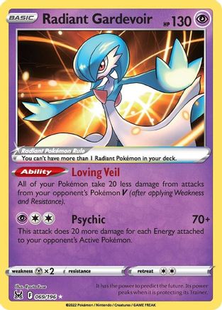 Radiant Gardevoir 069/196 - Holofoil Lost Origin