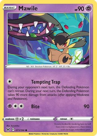Mawile 071/196 - Reverse Holofoil Lost Origin
