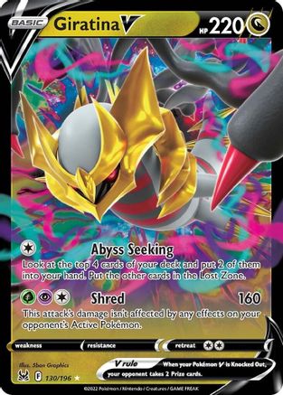 Giratina V 130/196 - Holofoil Lost Origin