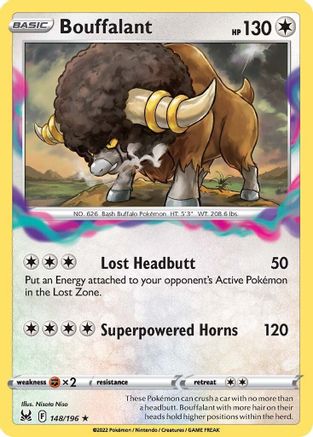 Bouffalant 148/196 - Reverse Holofoil Lost Origin