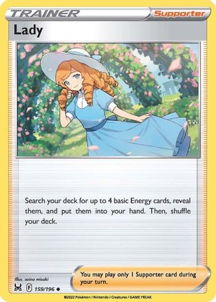 Lady 159/196 - Reverse Holofoil Lost Origin
