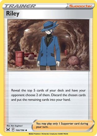 Riley 166/196 - Reverse Holofoil Lost Origin