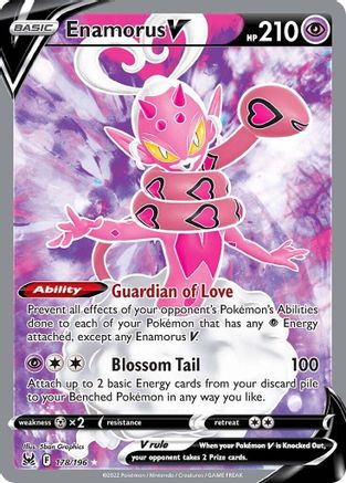 Enamorus V (Full Art) 178/196 - Holofoil Lost Origin