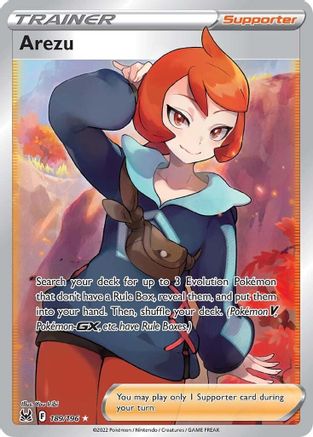Arezu (Full Art) 189/196 - Holofoil Lost Origin