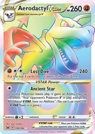 Aerodactyl VSTAR (Secret) 199/196 - Holofoil Lost Origin
