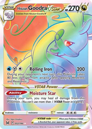 Hisuian Goodra VSTAR (Secret) 202/196 - Holofoil Lost Origin