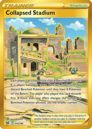 Collapsed Stadium (Secret) 215/196 - Holofoil Lost Origin