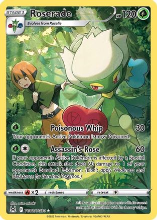 Roserade TG02/TG30 - Holofoil Lost Origin