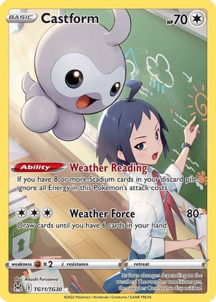 Castform TG11/TG30 - Holofoil Lost Origin