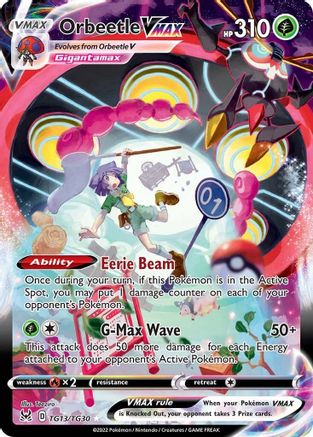Orbeetle VMAX TG13/TG30 - Holofoil Lost Origin