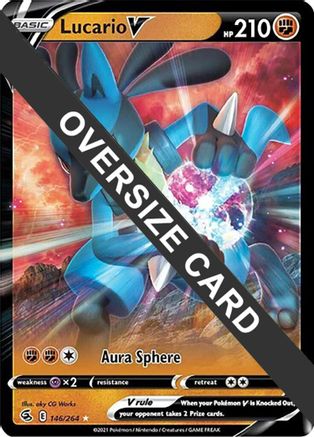 Lucario V 146/264  - Holofoil Jumbo Cards