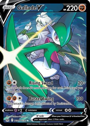 Gallade V TG19/TG30 - Holofoil Lost Origin