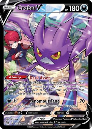 Crobat V TG20/TG30 - Holofoil Lost Origin