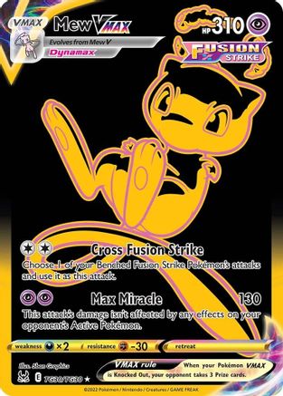 Mew VMAX (Secret) TG30/TG30 - Holofoil Lost Origin