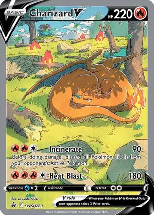 Charizard V SWSH260  - Holofoil SWSH Sword & Shield Promo Cards
