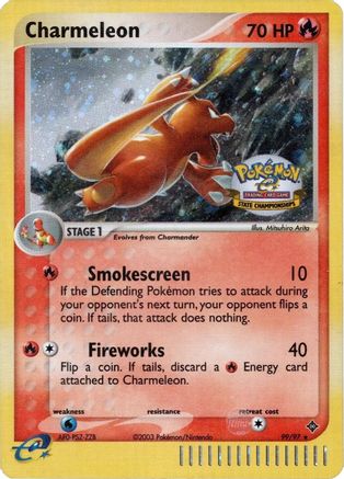 Charmeleon (State Championship) 099/97  - Holofoil League & Championship Cards