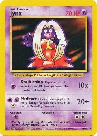 Jynx 031/102 - Unlimited Base Set