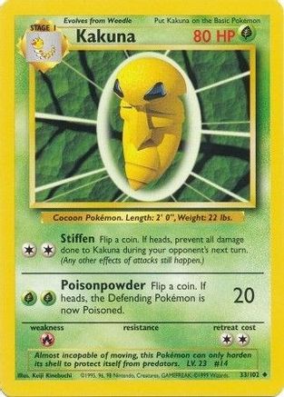 Kakuna 033/102 - Unlimited Base Set