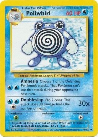 Poliwhirl 038/102 - Unlimited Base Set