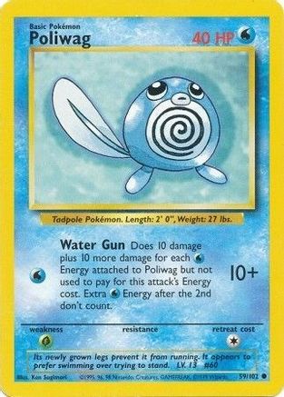 Poliwag 059/102 - Unlimited Base Set
