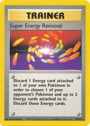 Super Energy Removal 079/102 - Unlimited Base Set