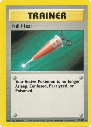 Full Heal 082/102 - Unlimited Base Set