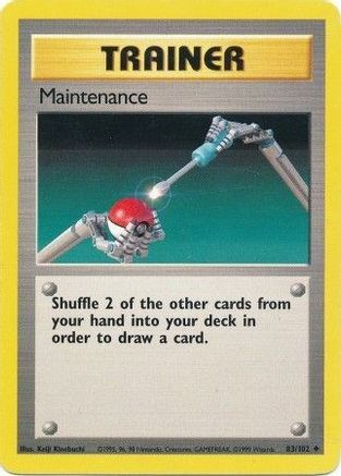 Maintenance 083/102 - Unlimited Base Set
