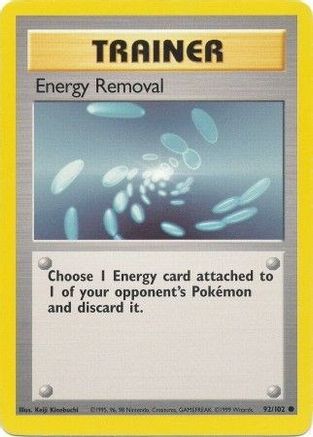 Energy Removal 092/102 - Unlimited Base Set