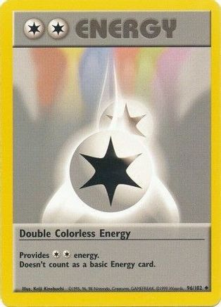 Double Colorless Energy 096/102 - Unlimited Base Set