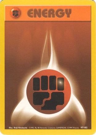 Fighting Energy 097/102 - Unlimited Base Set