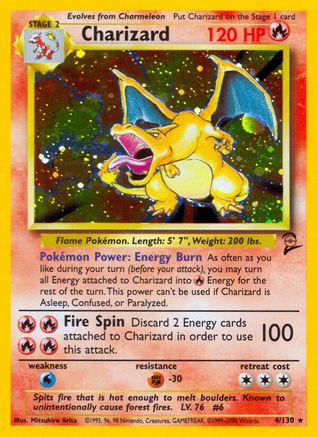 Charizard 004/130 - Holofoil Base Set 2
