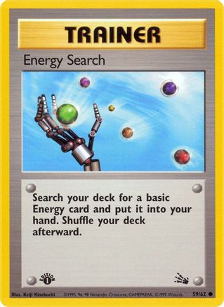 Energy Search 059/62 - 1st Edition Fossil