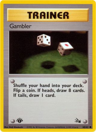 Gambler 060/62 - 1st Edition Fossil