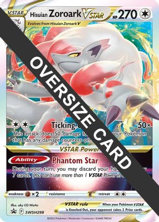 Hisuian Zoroark VSTAR SWSH298  - Holofoil Jumbo Cards